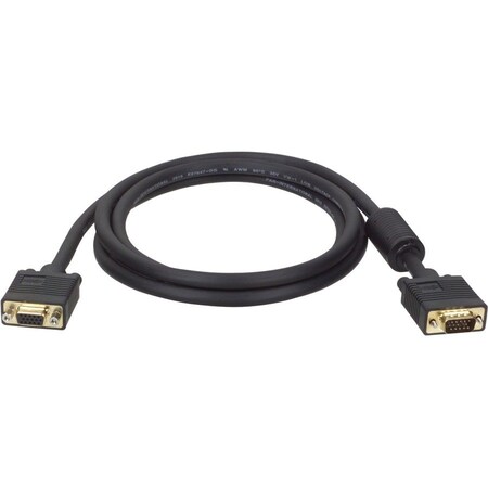 Eaton Tripp Lite Series VGA High-Resolution RGB Coaxial Cable HD15 M/F, 15 ft. 4.57 m, Cable P500-015