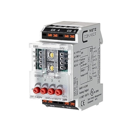 Metz Connect MS/TP Module, 24V AC/DC, 4 Outputs 110887130270
