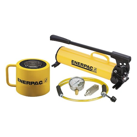 Enerpac Cylinder and Hand Pump Set, Single Acting SCL1002H