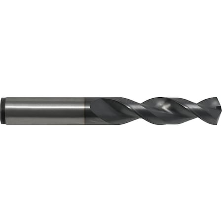 Cleveland Screw Machine Drill Bit, F Size, 135 Degrees Point Angle, Cobalt, TiCN Finish, Straight Shank C15335