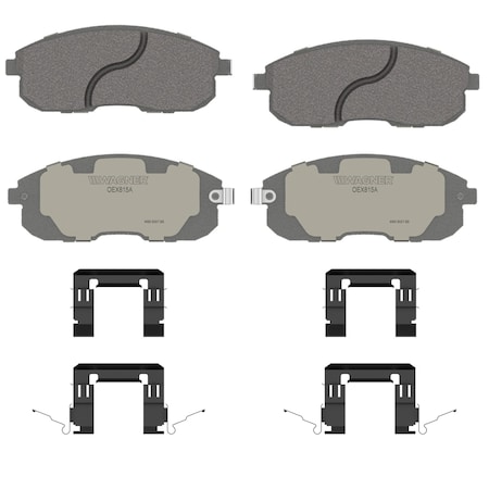 Wagner Brake OEX Front Disc Brake Pad Set Premium Ceramic,  OEX815A
