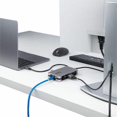 Startech.Com USB-C MULTIPORT ADAPTER WITH SINGLE-MONITOR 4K 60HZ HDMI 2.0B HDR10 OR DISPLAYPO DKT31CDHPD3