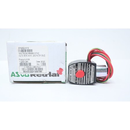 Asco RED-HAT II SOLENOID VALVE 480V-AC 1/4IN NPT EF8262H013