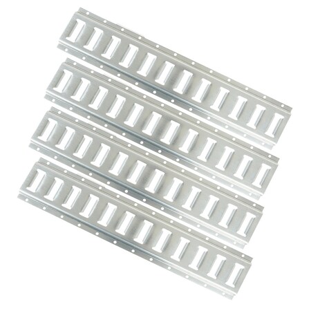 Mytee Products 4 Pack 2' E-Track Horizontal Rail Galvanized for Truck Trailer Cargo, 4PK ETKH2-USx4