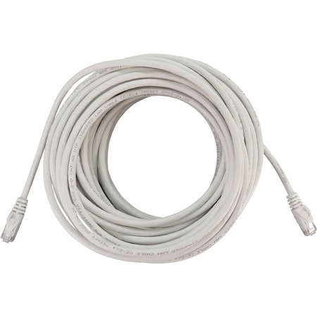 Eaton Tripp Lite Series Cat6a 10G Snagless Molded UTP Ethernet Cable RJ45 M/M, PoE, White, 50 ft. N261-050-WH