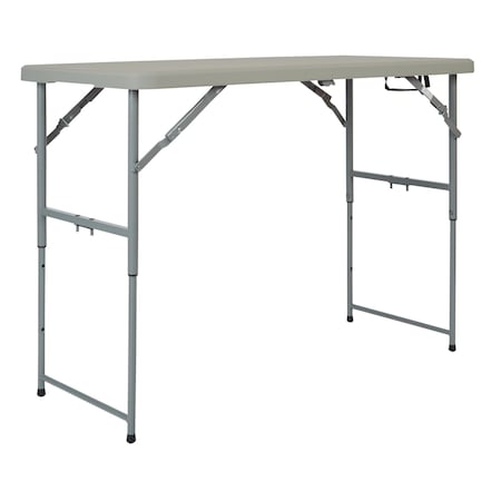 Office Star Products 4' Adjustable Fold Resin Table BT04FA