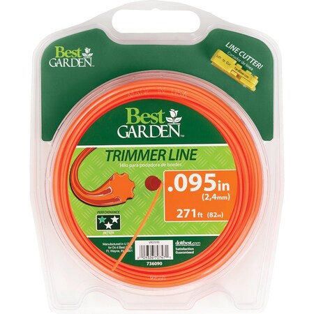 Best Garden 0.095'' x 271 Ft. Universal Geared Trimmer Line 16256