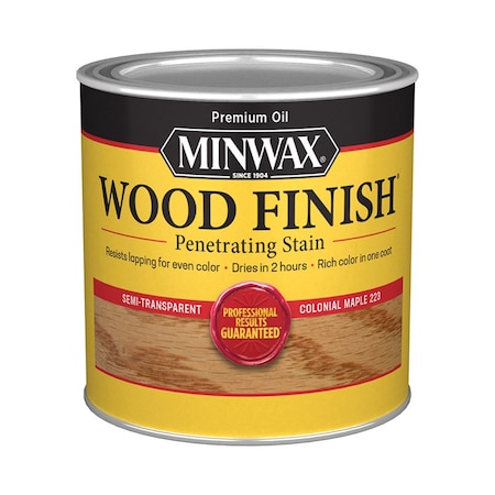 Minwax 1/2 Pt Colonial Maple Wood Finish Oil-Based Wood Stain 22230