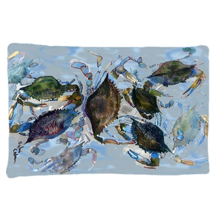 Carolines Treasures 20.5 x 30 in. Crab Moisture Wicking Fabric Standard Pillow Case 8016PILLOWCASE