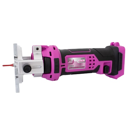 The Original Pink Box 20V Cordless Rotary Cut-Out Tool with 1/4-Inch Collet, Bare Tool, Pink PB20VRCT