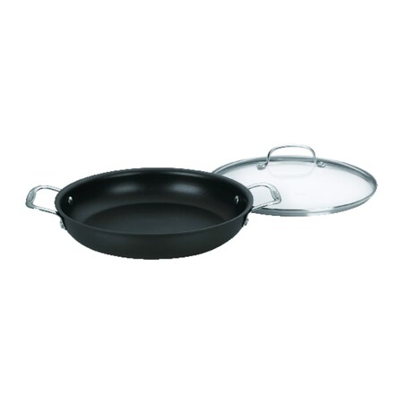 Cuisinart Chef's Classic Stainless Steel Saute Pan 12 in. Black 625C-30D