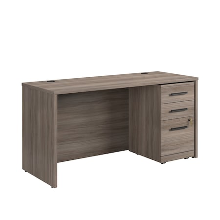 Officeworks By Sauder Affirm 60 in. Desk & 3 Drwr Ped He Ste A2 431813