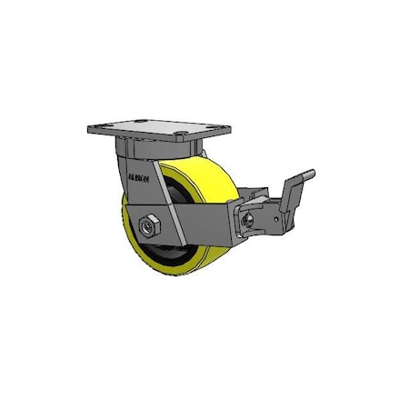 Albion value-kingpinless-6x3-heavy-duty-Caster 370PF06528SFBB