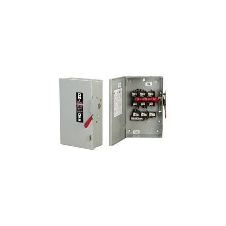 Ge Safety Switches TGN 3P 30A 240V 50/60Hz 3Ph Non Fusible 3Wire NEMA 1 TGN3321