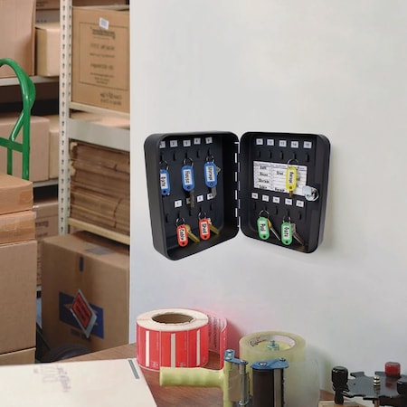 Lucky Line Metal Cabinet Key Hider, 20-Hook 61700