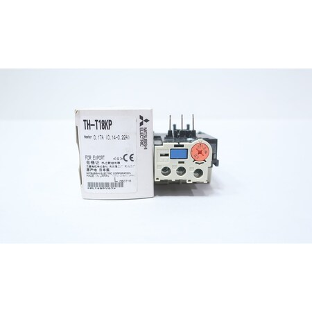 Mitsubishi OVERLOAD RELAY 0.14-0.22A AMP TH-T18KP