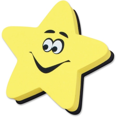 Ashley Productions Magnetic Whiteboard Eraser, Star, PK6 10016