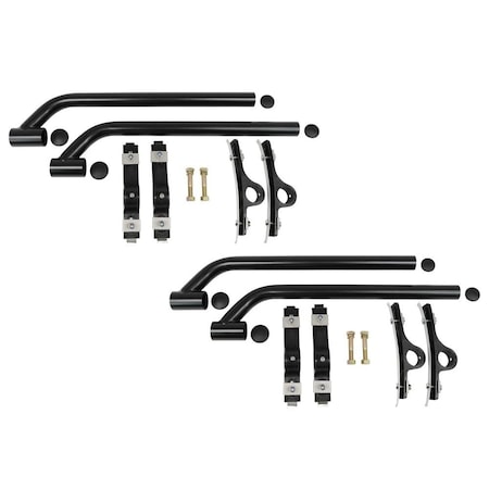 Mytee Products Poly Fender Mounting Kit - Black Powder Coated, 2PK PFMK-Bx2