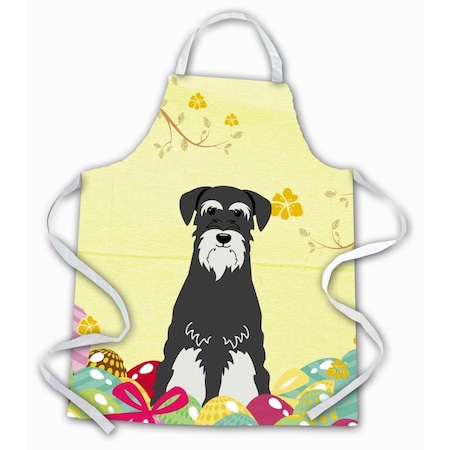 Carolines Treasures Easter Eggs Standard Schnauzer Salt & Pepper Apron BB6033APRON