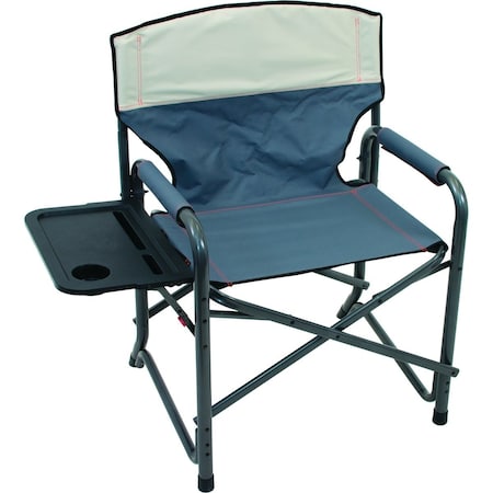Rio Brands Slate/Putty Polyester Broadback XXL Supersized Directors Chair GRDR400-434PDQ3