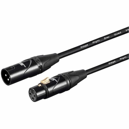Monoprice Stage Right by STARQUAD XLR Microphone Cable_ Optimized for Analog Audio - Gold Contacts_ XLR-M to 35323