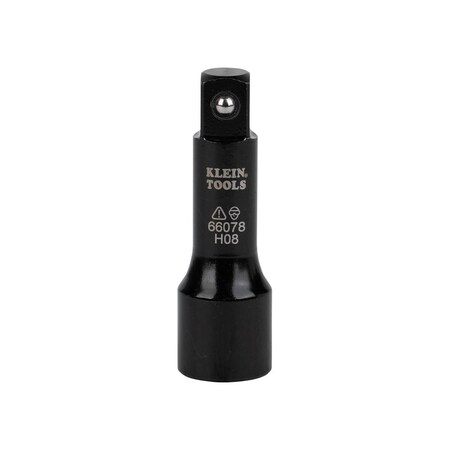 Klein Tools Flip Socket Adapter, Impact Drive, 3" L 66078