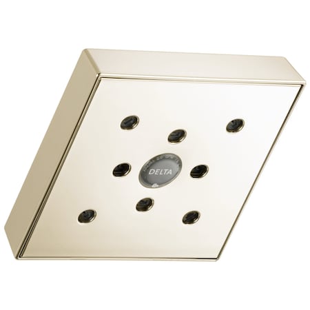 Delta Universal Showering Components H2Okinetic Single-Setting Raincan Shower Head RP70171PNPR