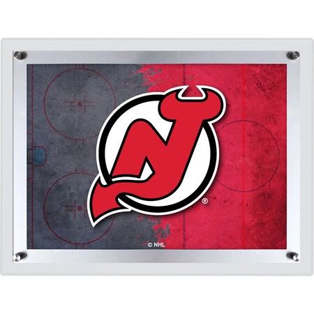 Holland Bar Stool Co New Jersey Devils 19.25 in. x 14.5 in. Backlit LED Sign by Company LBLedA
