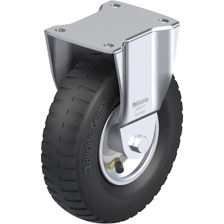 Zoro Select Pneumatic Caster, 220 lb. Load, Rigid B-P 222R