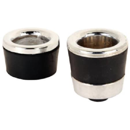 Lawnitator 191215 Tub Enclosure Sliding Shower Door Finger Pull SetChrome LA698668