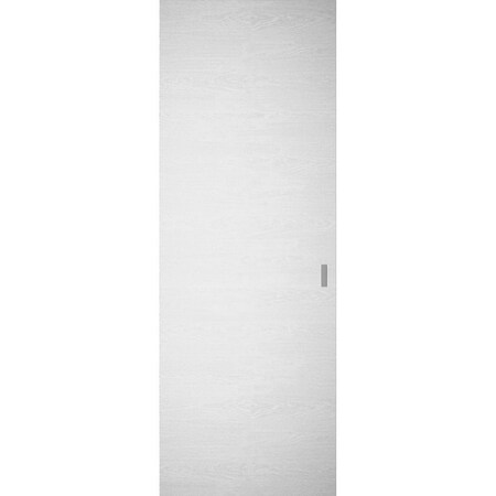 Sartodoors Hidden Barn, Ego 5000 Painted White Oak Oak, Wood Veneer Doors, Magic Concealed Sliding Set, 32 EGO5000HB-PWO-3296