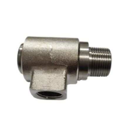 Speedaire Swivel, 90 Deg., Brass, SS, 3/4" FNPT Inlet PN31XG6701G