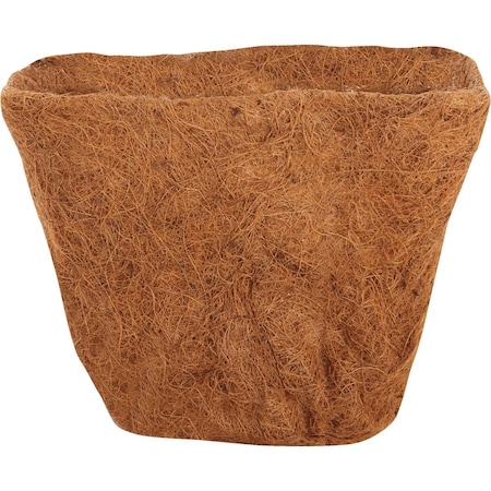 Best Garden 14'' W. x 14'' L. x 12'' D. Coconut Fiber Square Plant Liner SDC-14