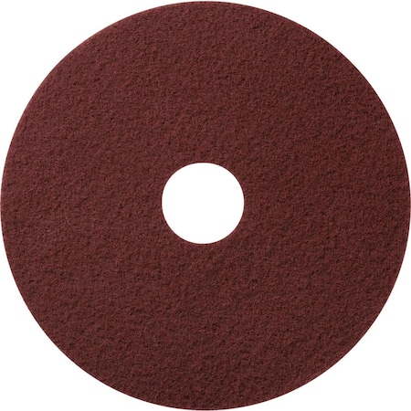 Americo Mfg Global Industrial 18 in. Stripping Pad, Maroon, 10PK 641290MRX