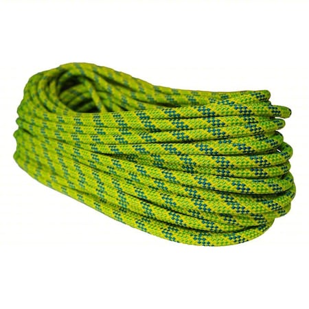 All Gear Rigging and Climbing Rope, 120 ft L AGKM716120BYG