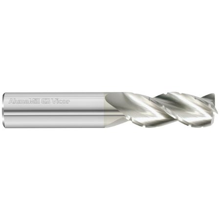 Fullerton Tool End Mill, 0.2500 OD x 0.5000 FL x 2.0000 OAL FC5 Radius 0.0150 Series: 3805 38642