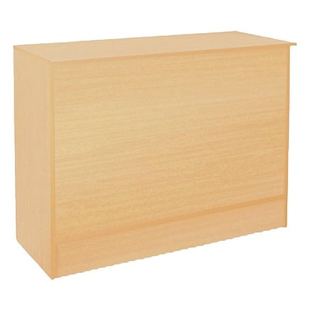 Specialty Store Services Retail Counter, Maple, 38 in H, 48 in W 3436M