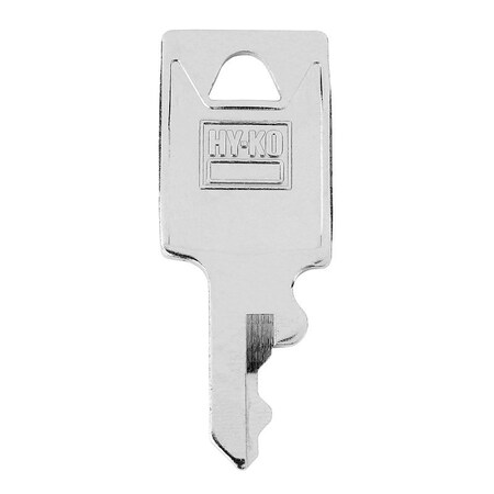 Hy-Ko Key Blank, Brass, Nickel-Plated, For: Samsonite 170S Locks 11010170S