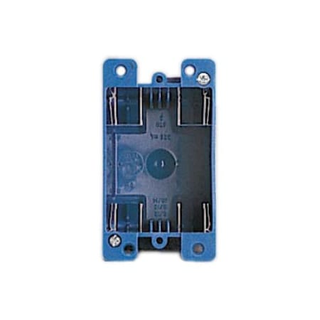 Abb Electrical Box, 20 cu in, Outlet Box Type, 1 Gang, PVC B120R