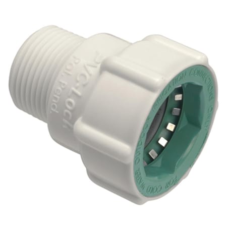 Orbit 34778 0.75 in. PVC Lock x 0.75 in. Male Pipe Thread Adapter 176970