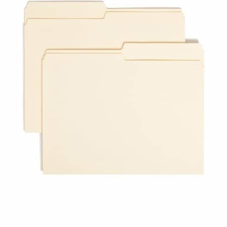 Smead Manila File Folders, 1/2-Cut Tabs, Letter Size, PK100 10320