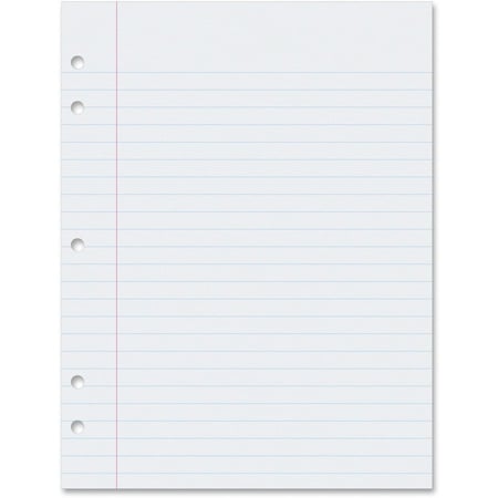 Pacon Composition Paper, 5-Hole, 8"x10.5", PK500 2441