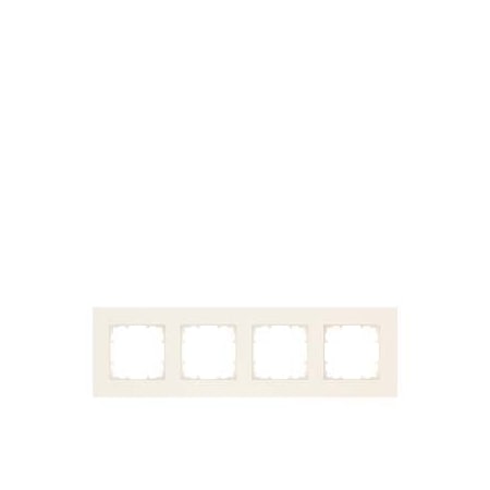 Siemens DELTA miro Frame 4-fold Dimensions 90x 90 mm electrical white 5TG1114-3