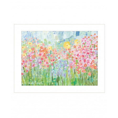 Homeroots Growing Things No 4 White Framed Print Wall Art 407712