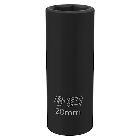 Performance Tool 1/2 In Dr. Deep Impact Socket 20Mm Socket Dp Imp 2, M870 M870