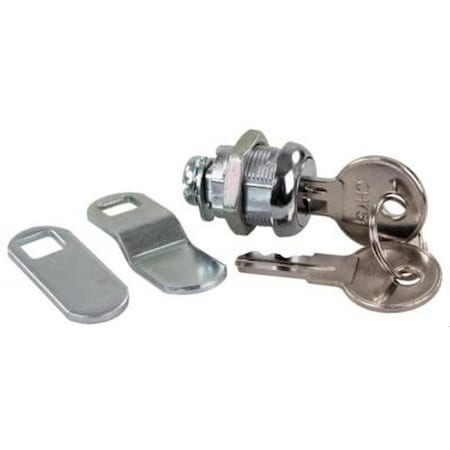 Jr Products 5/8IN COMPARTMENT DOOR KEY LOCK, STANDARD 305