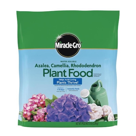 Miracle-Gro Powder Acid-Loving Plants of Azalea, Camellia, Rhododendron Plant Food 5 lb 3039806