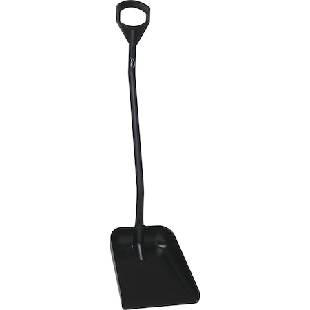 Vikan Hygienic Shovel, 51 5/8 in L, Black 56019