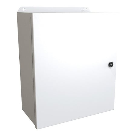 Hammond Latches Electrical Enclosure, 14 in H, 6 in D, 12 in W, 12, 13, 3R, 4, Steel EJ14126LG