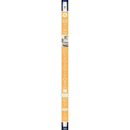 Ge LED Tube Light Bulb, Specialty, T8 Lamp, Bi-Pin Lamp Base, Clear 37136